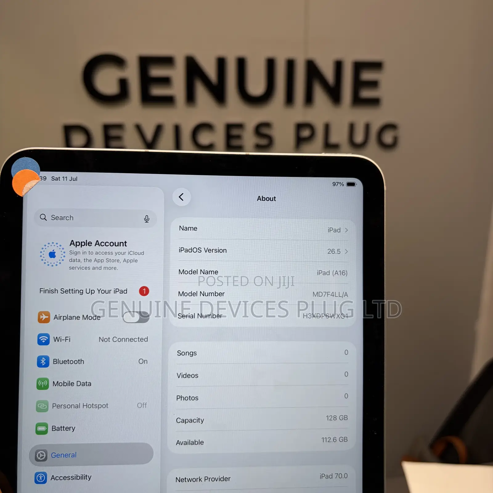Apple iPad (2025) 128 GB Silver