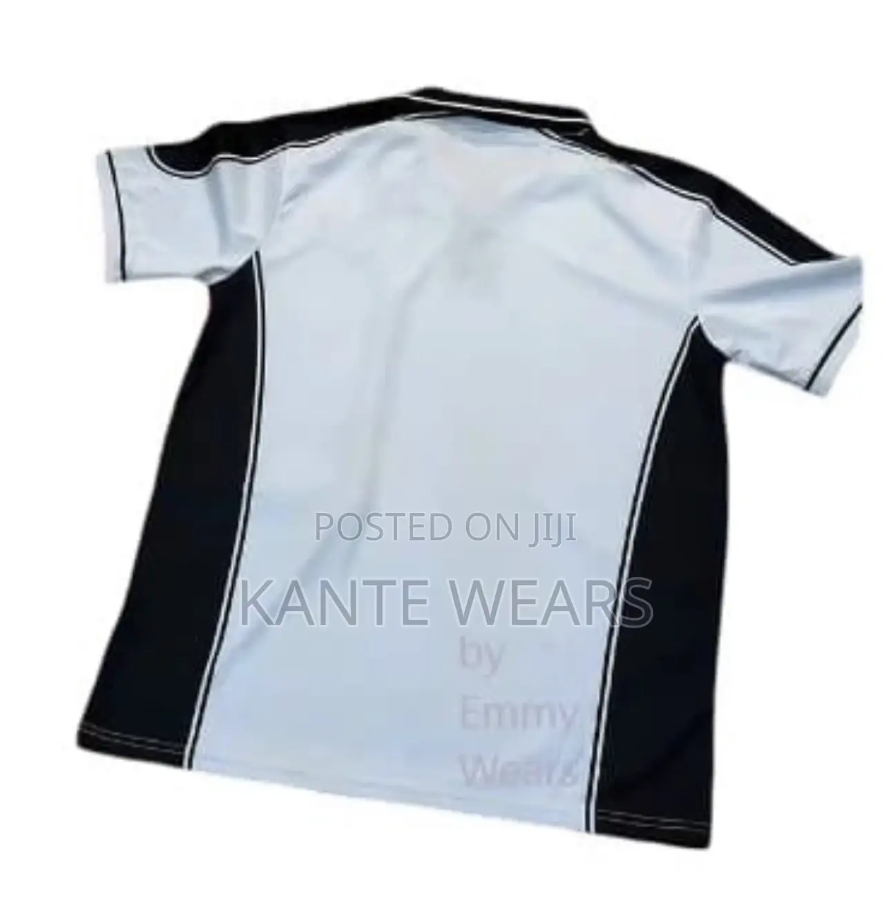 Arsenal Latest Champions Polo Jersey - White Black Design