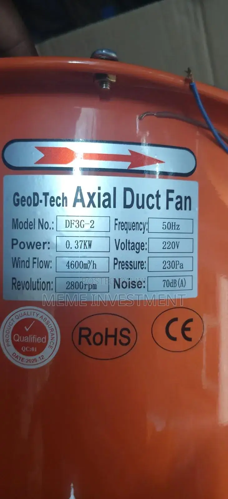 Axial Fan Ventilator Fan Sf4-2(400 Dia) 16inches"...