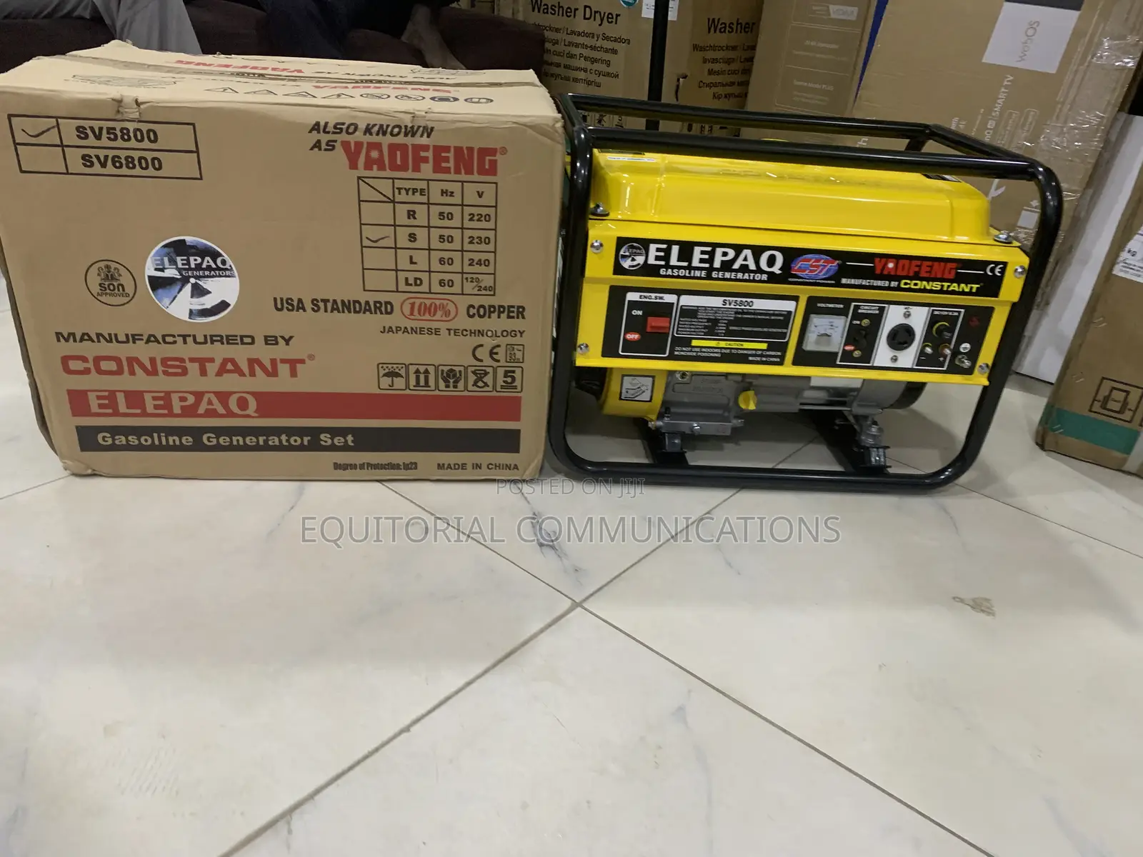 Elepaq SV5800 Generator – Reliable Electricity Without Compromise