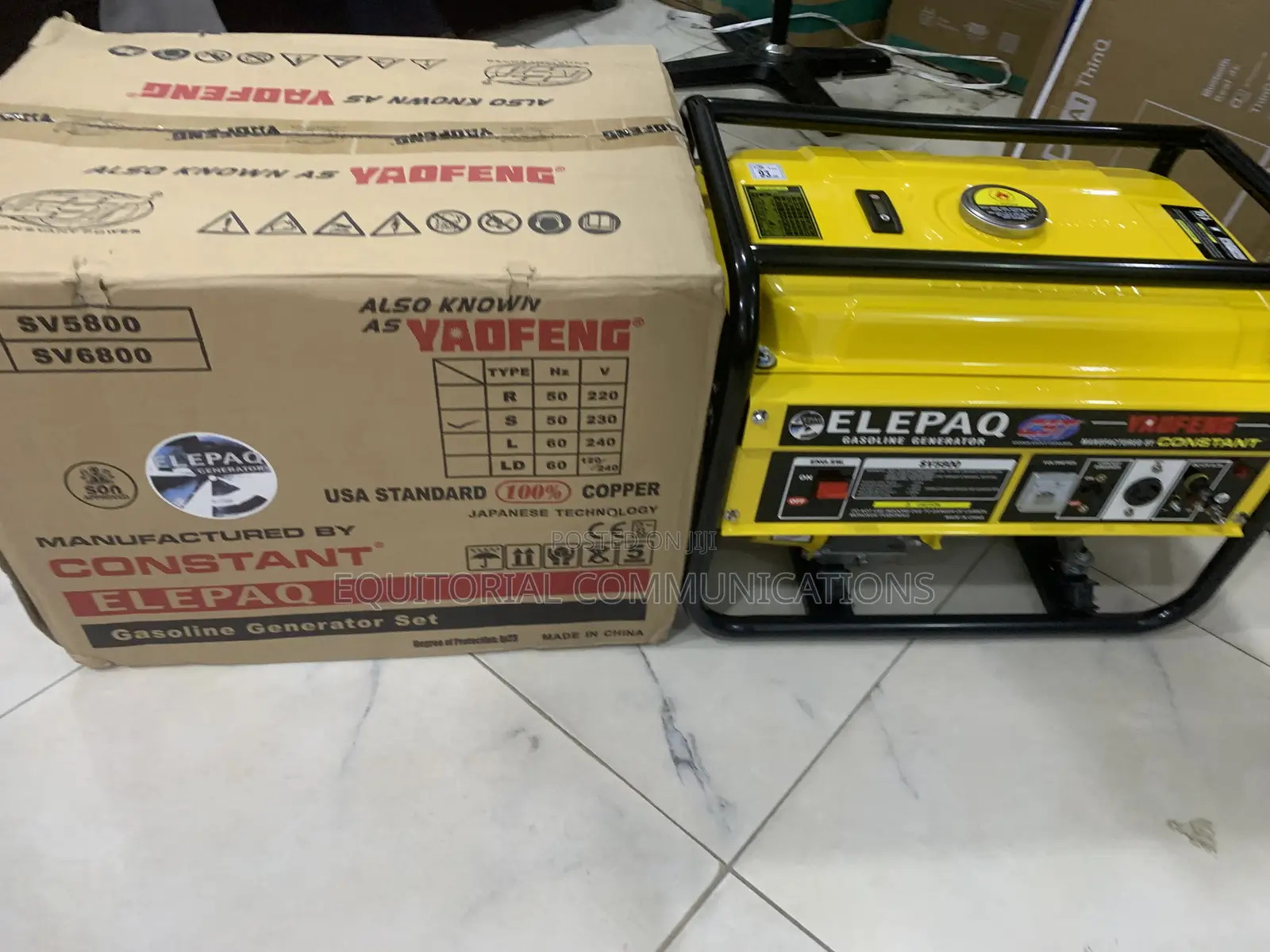Elepaq SV5800 Generator – Reliable Electricity Without Compromise