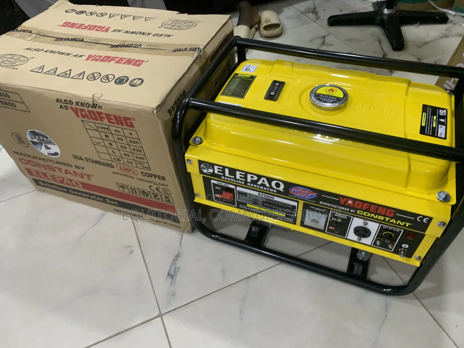 Elepaq SV5800 Petrol Generator