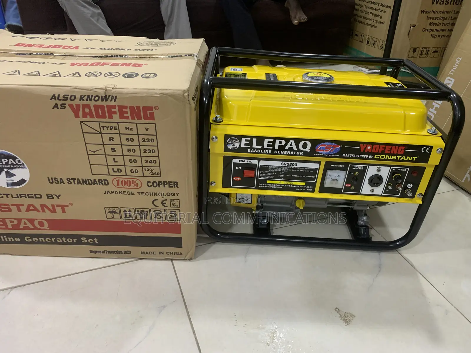 Elepaq SV5800 Easy Start Generator