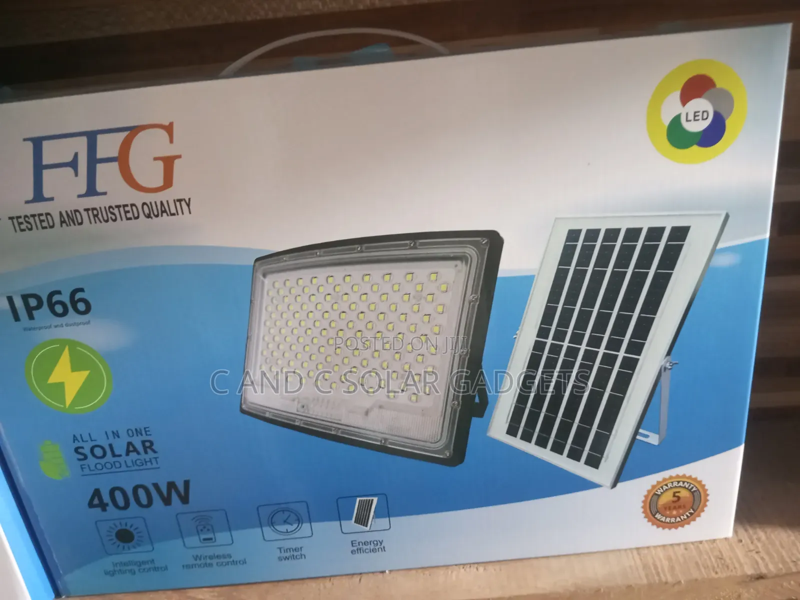 FFG Solar Flood Light 400 Wats
