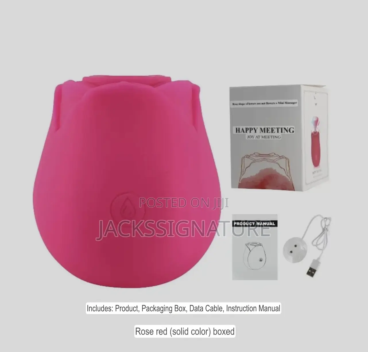Rose  Vibrator Vagina Clit Sucker