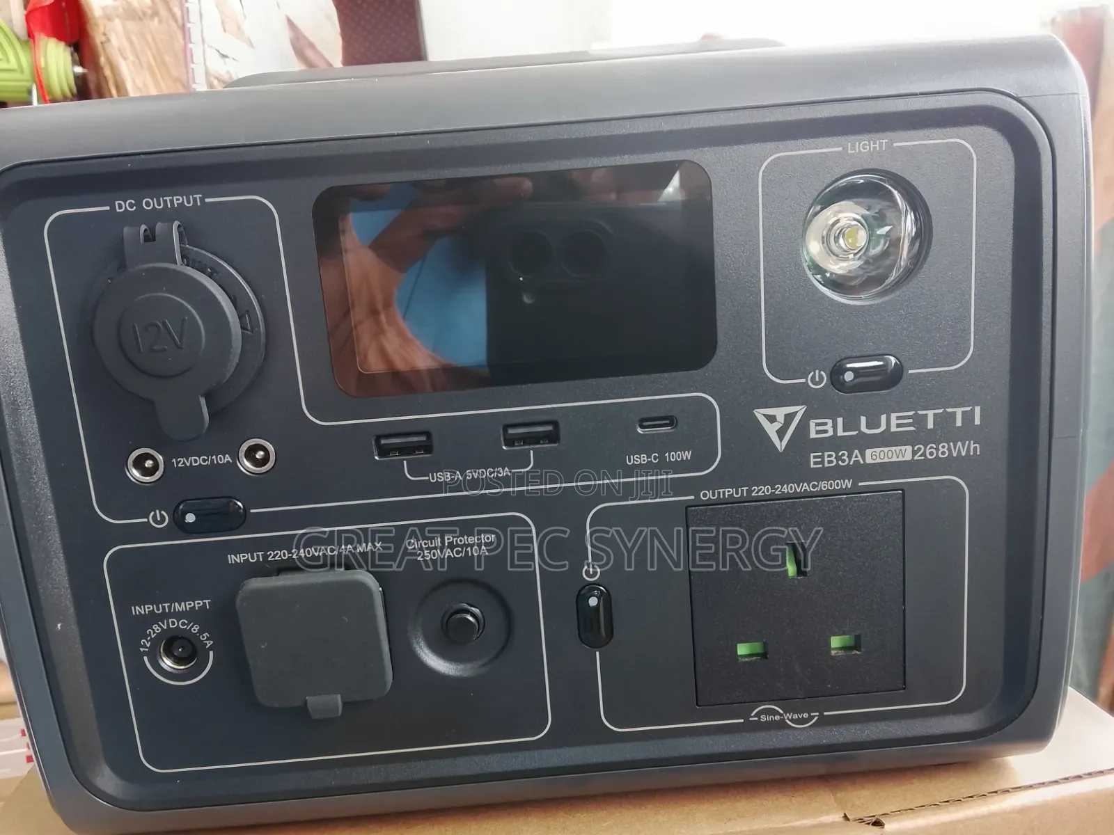 Bluetti Eb3a Portable Power Station (600w/268wh)