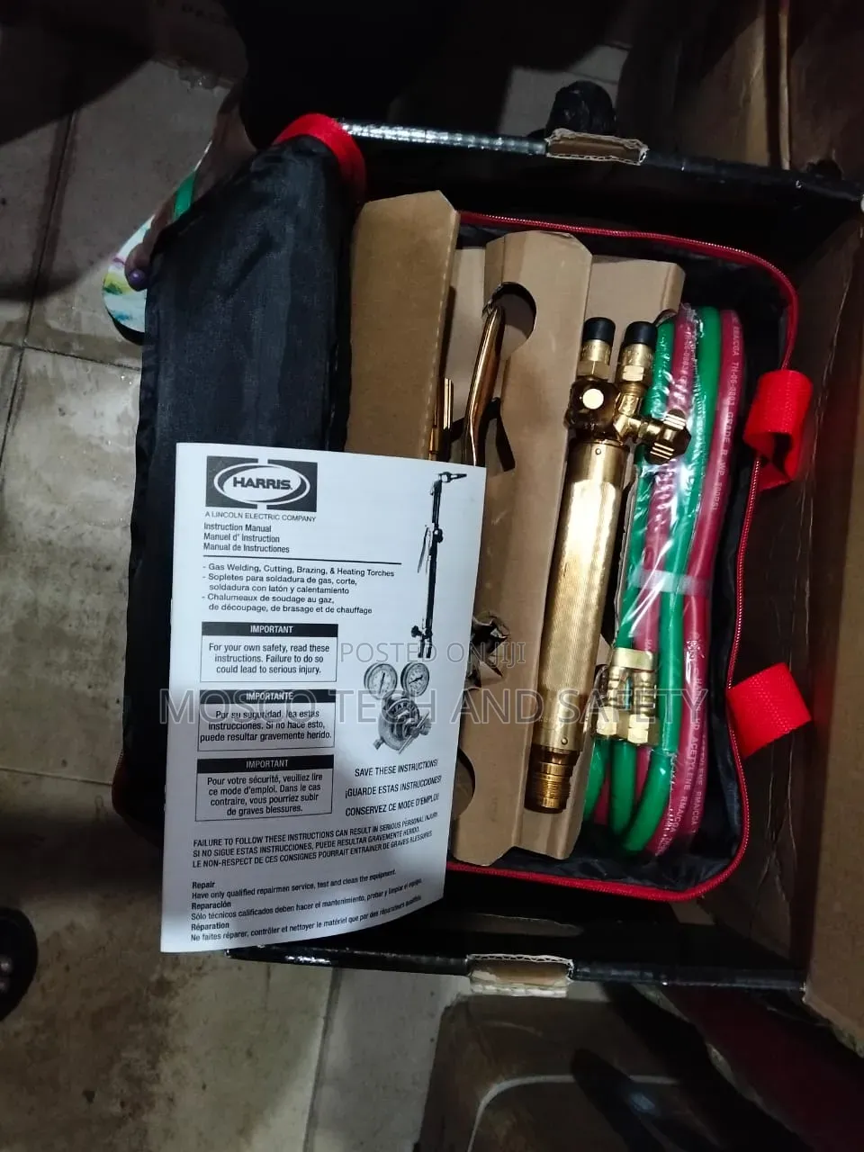 Harris Oxy-Acetylene Welding Cutting Outfit Kit