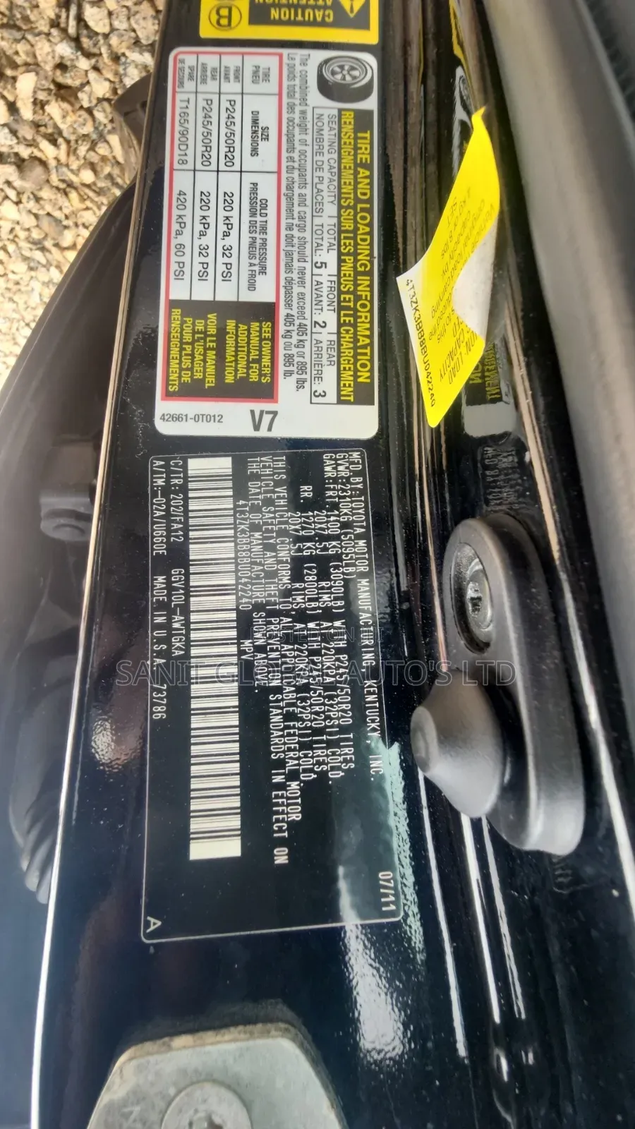 Toyota Venza 2012 Black