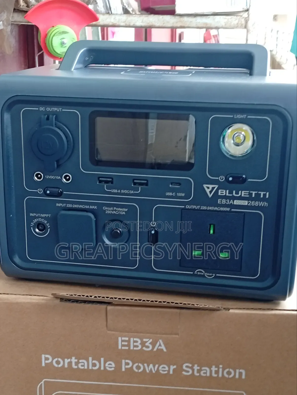 Portable Power Station Bluetti EB3A 268Wh /600w