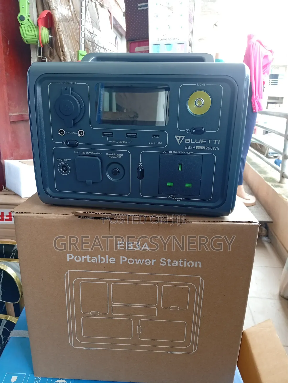 Portable Power Station Bluetti EB3A 268Wh /600w