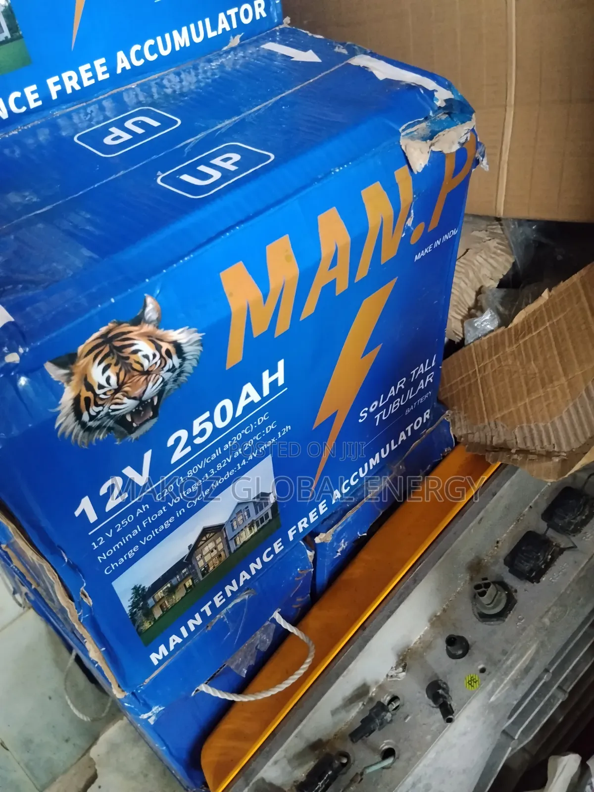 MAN.P 250Ah Tall Tubular Battery