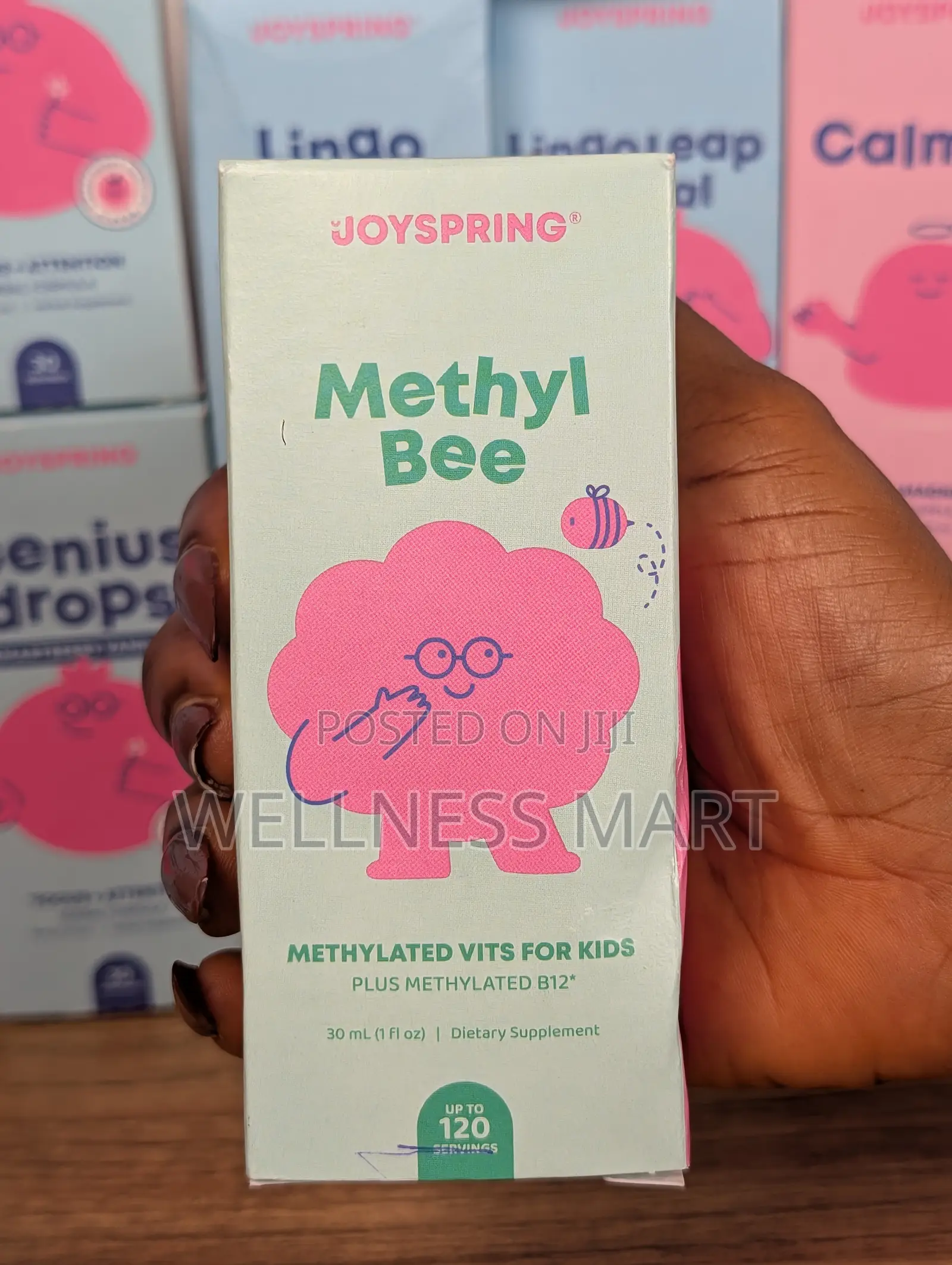 JoySpring MethylBee Drops | Methylfolate + B12 | Kids 30ml | U.S.A