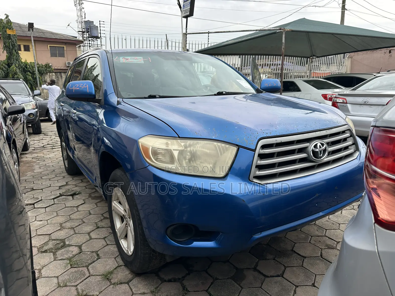 Toyota Highlander Sport 2008 Blue