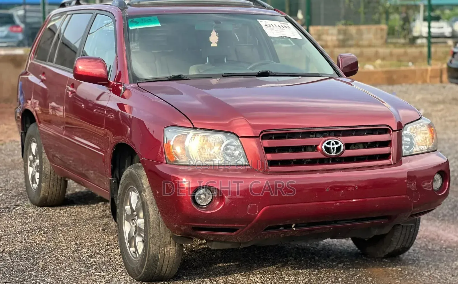 Toyota Highlander Limited V6 4x4 2007 Red