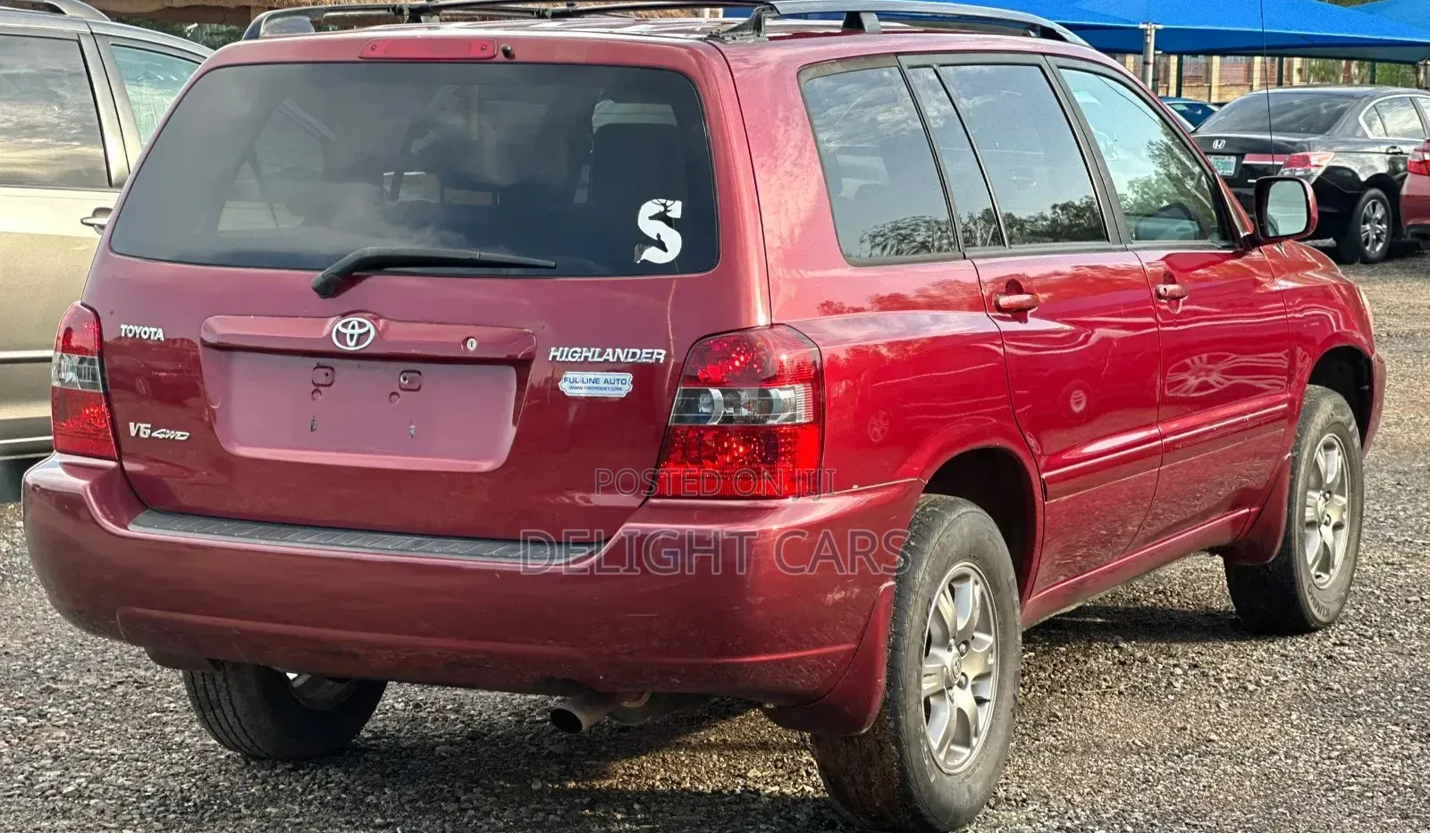 Toyota Highlander Limited V6 4x4 2007 Red