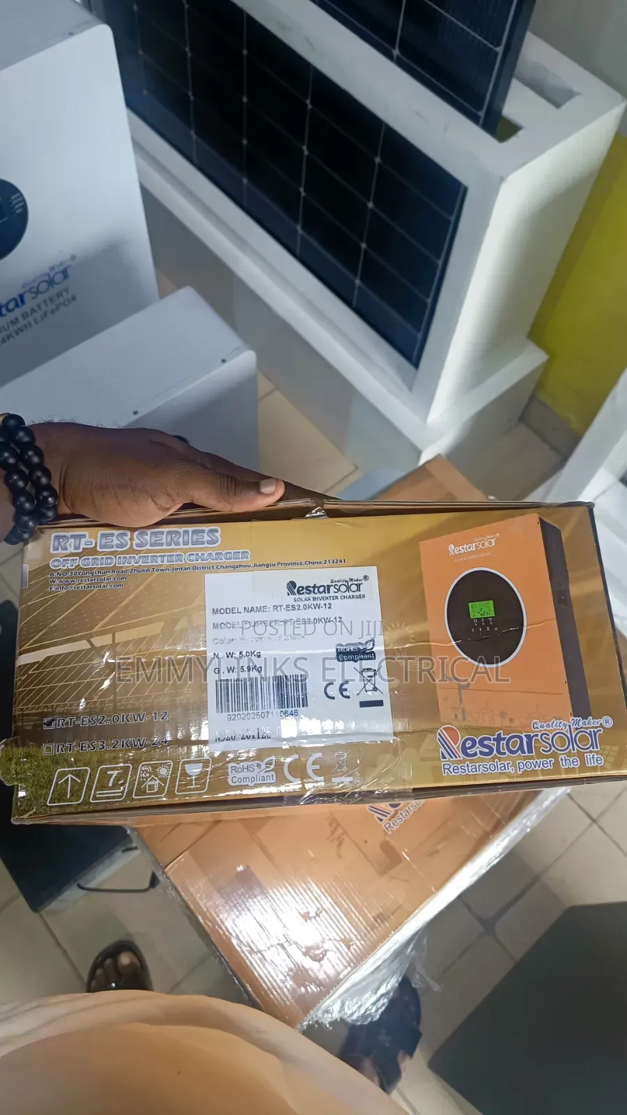 2kva Restar Hybrid Inverter 12v