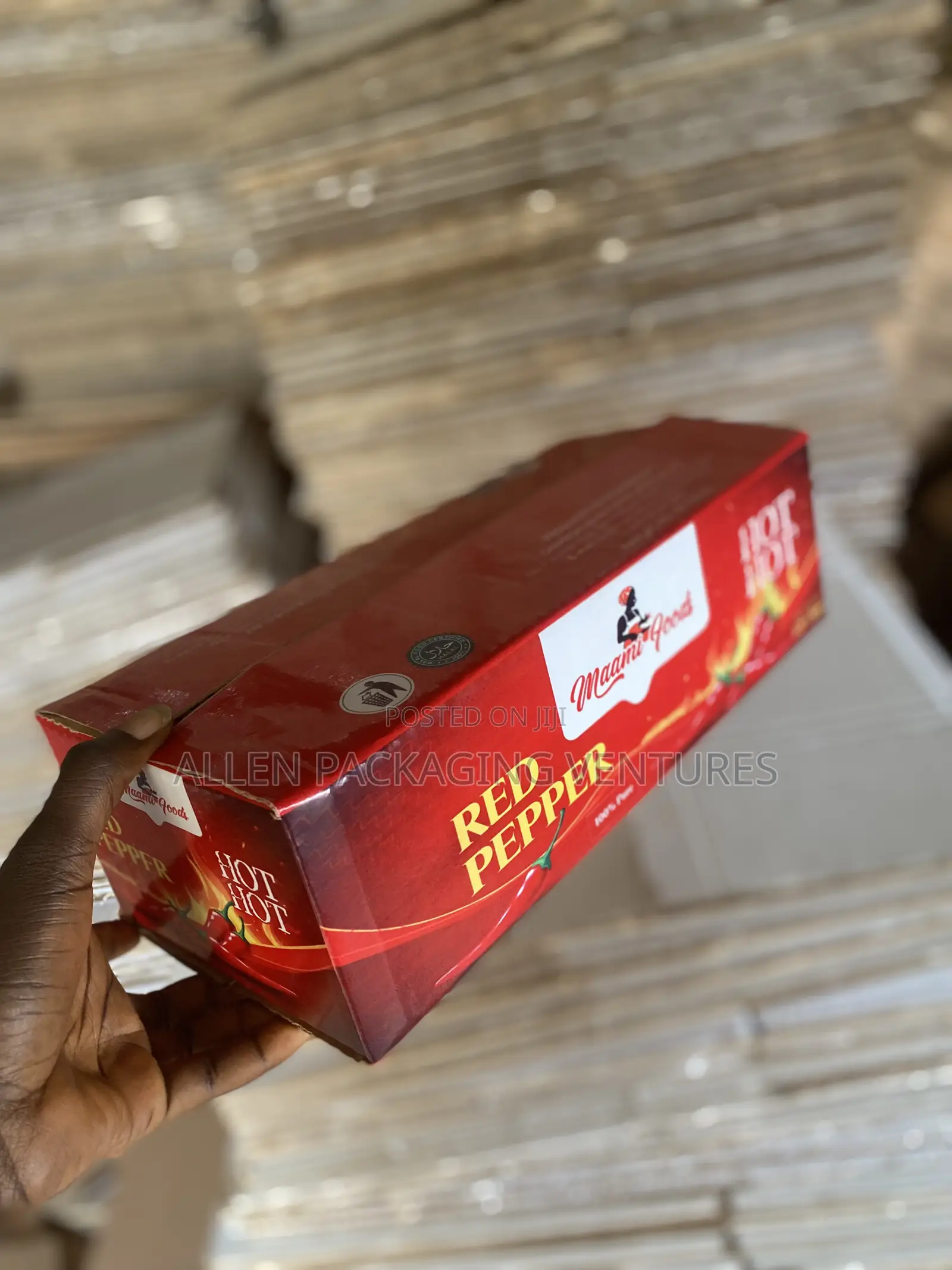 Carton for Red Hot Pepper