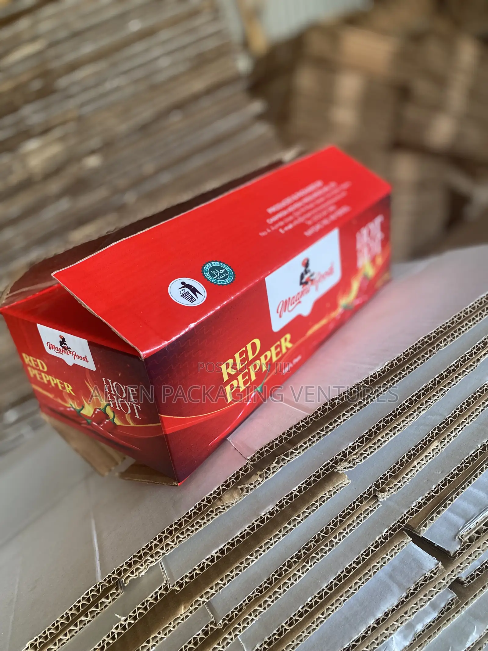 Carton for Red Hot Pepper