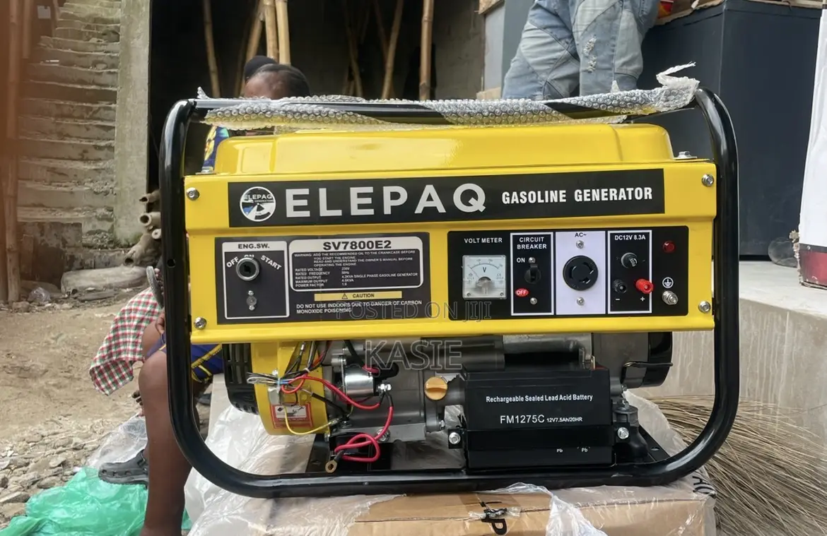 4.5kva Original Elepaq Key Start Petrol Generator