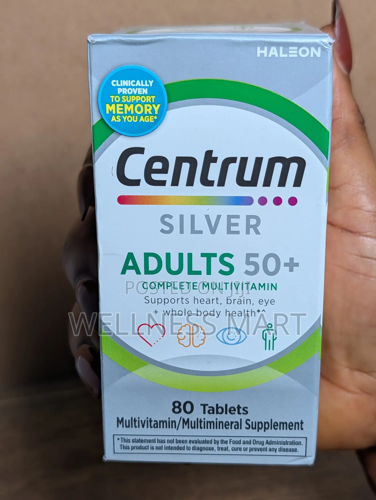 Centrum Silver Multivitamin 50+ | Heart Brain Eye Health | USA