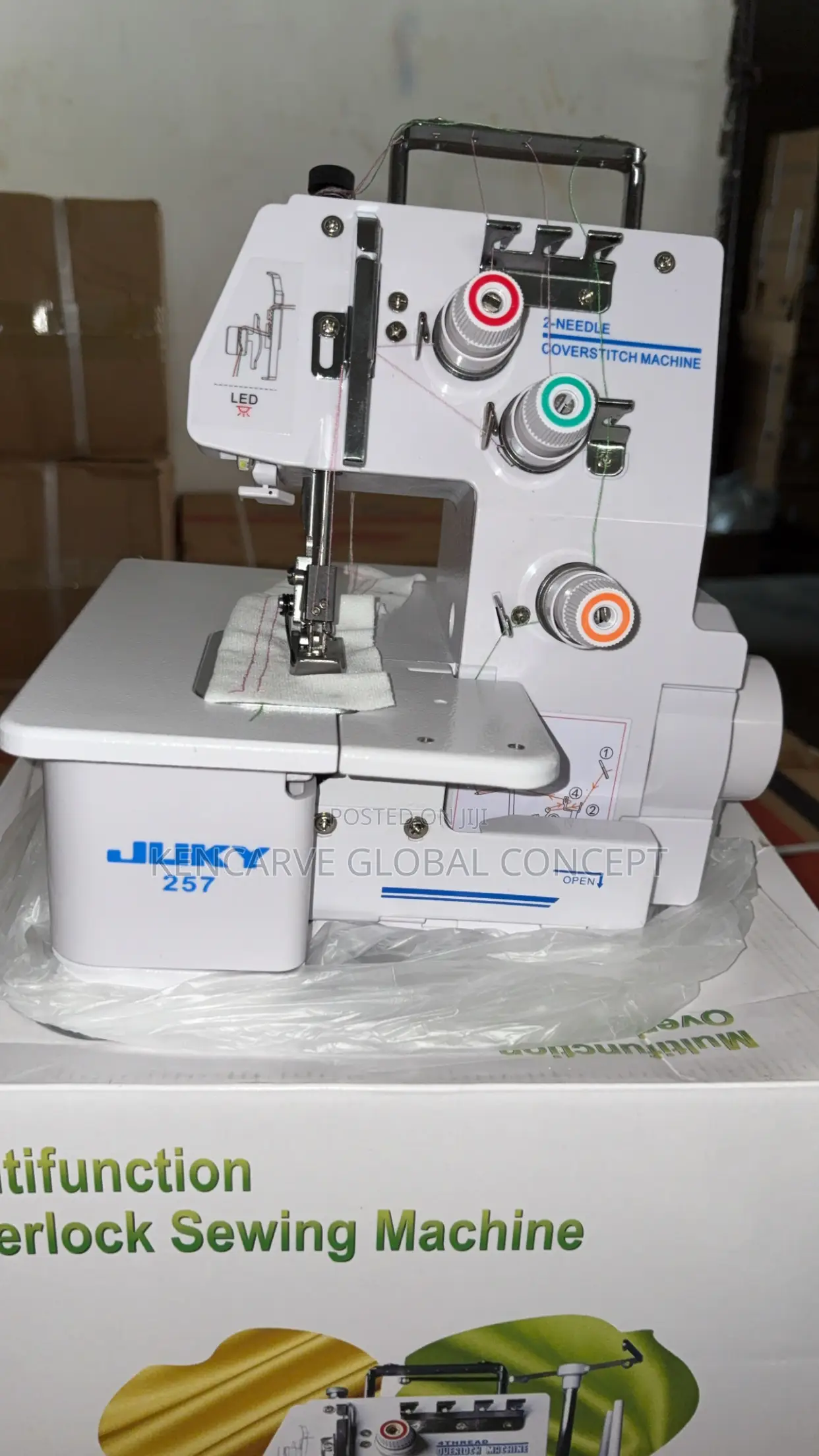 Brand New Multifunction Tabletop Overlock Sewing Machine