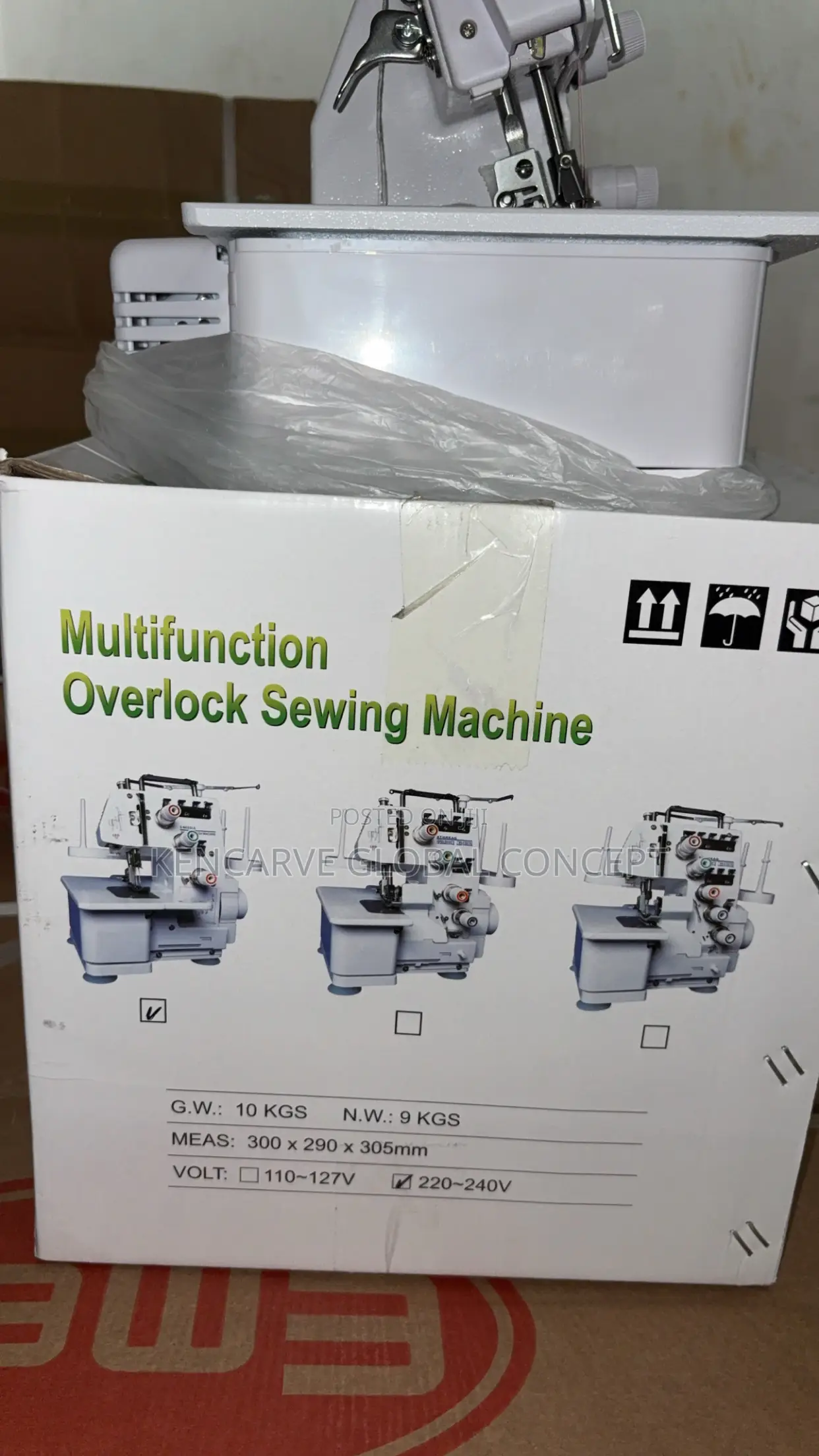 Brand New Multifunction Tabletop Overlock Sewing Machine
