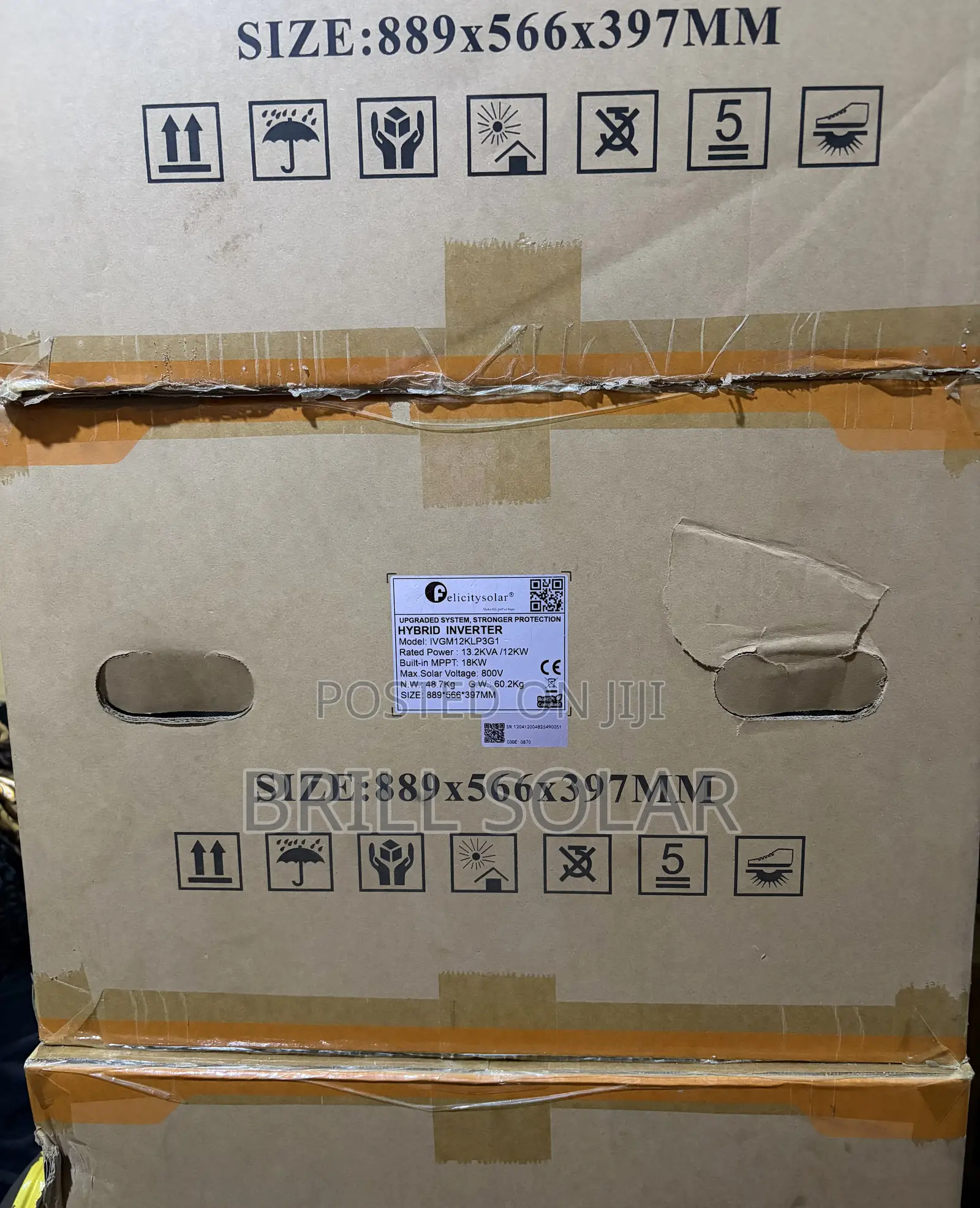 12kva-48v Felicity 3-Phase Hybrid Inverter (Ivgm)