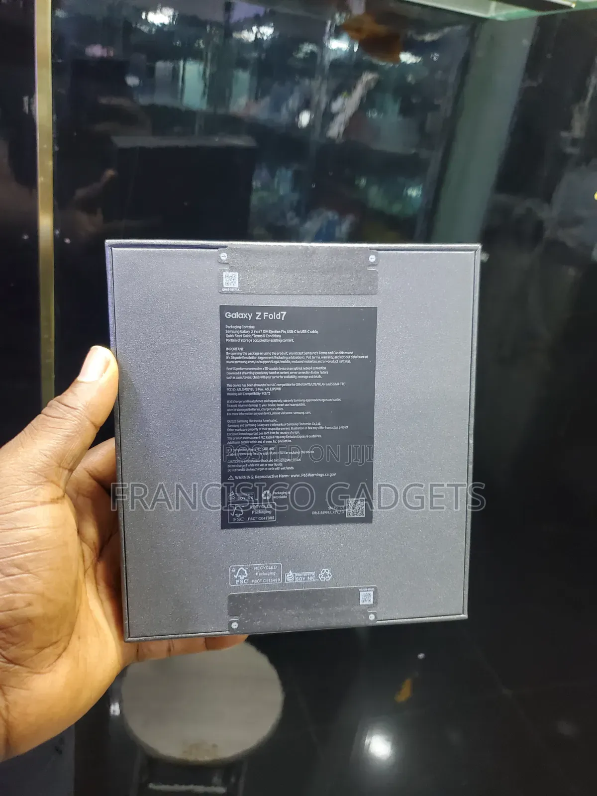 New Samsung Galaxy Z Fold7 1 TB Black