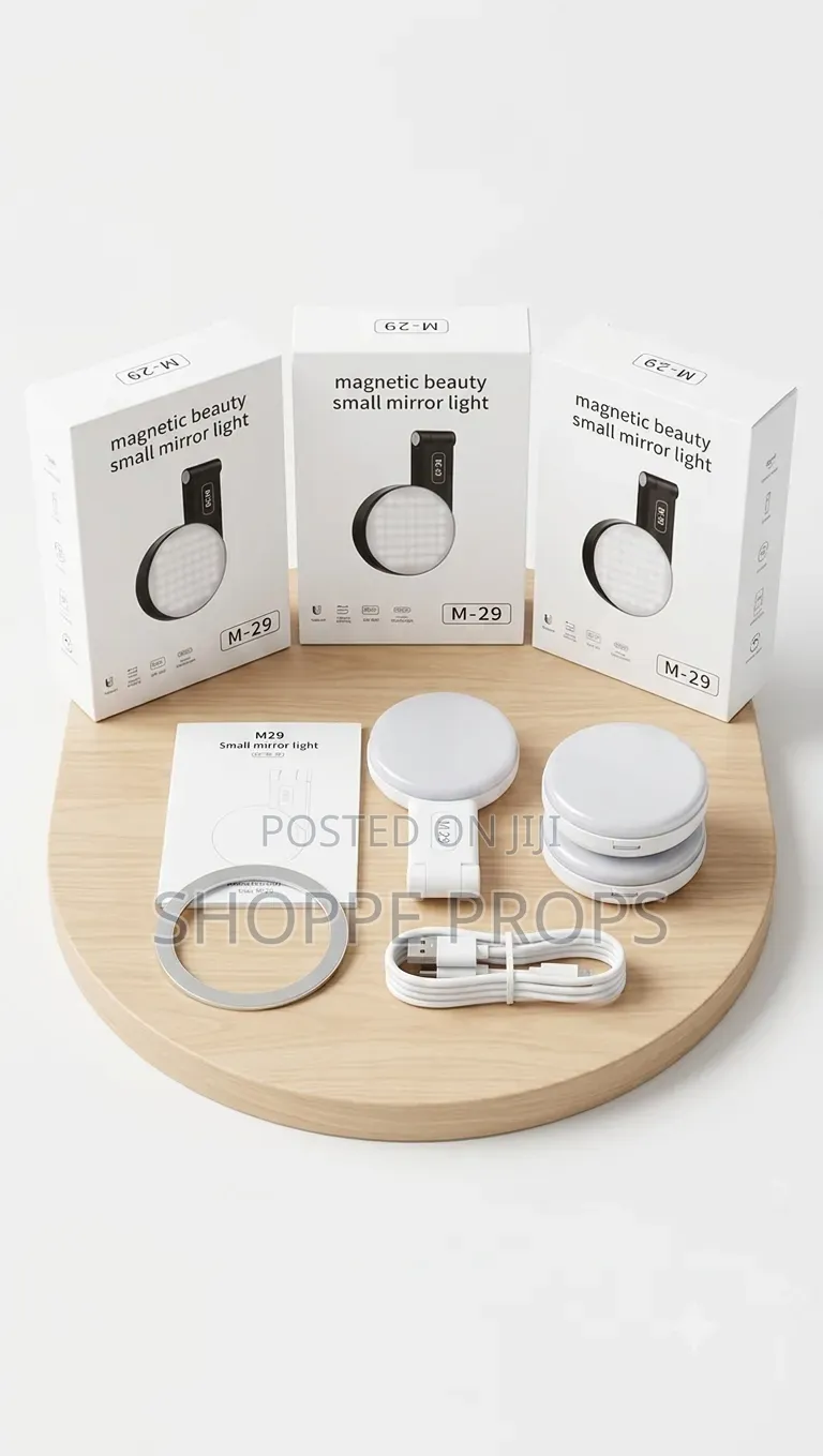 M-29 Magnetic Beauty Small Mirror Fill Led Lights
