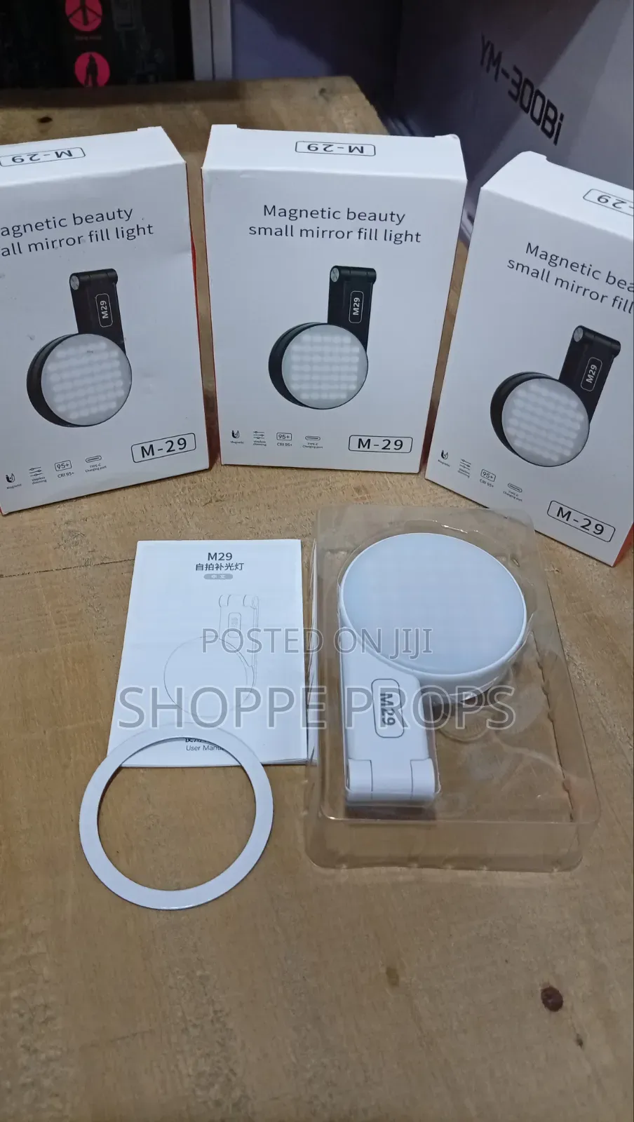M-29 Magnetic Beauty Small Mirror Fill Led Lights
