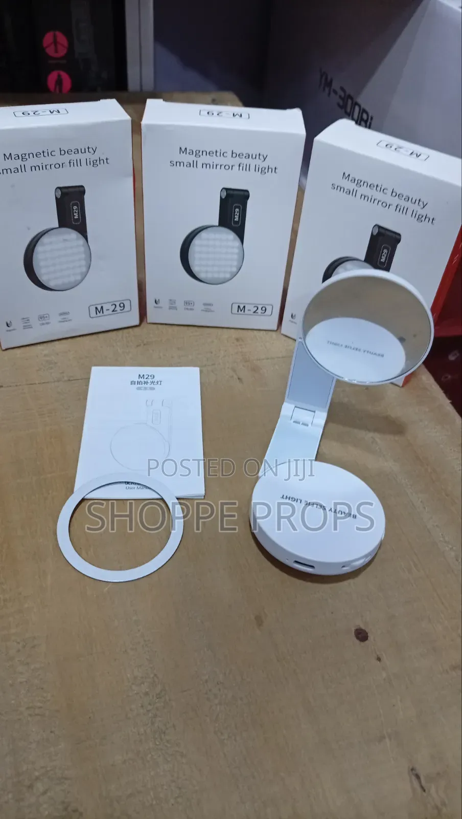 M-29 Magnetic Beauty Small Mirror Fill Led Lights