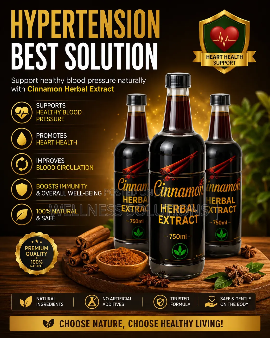 Cinnamon Extract - Blood Pressure Solution