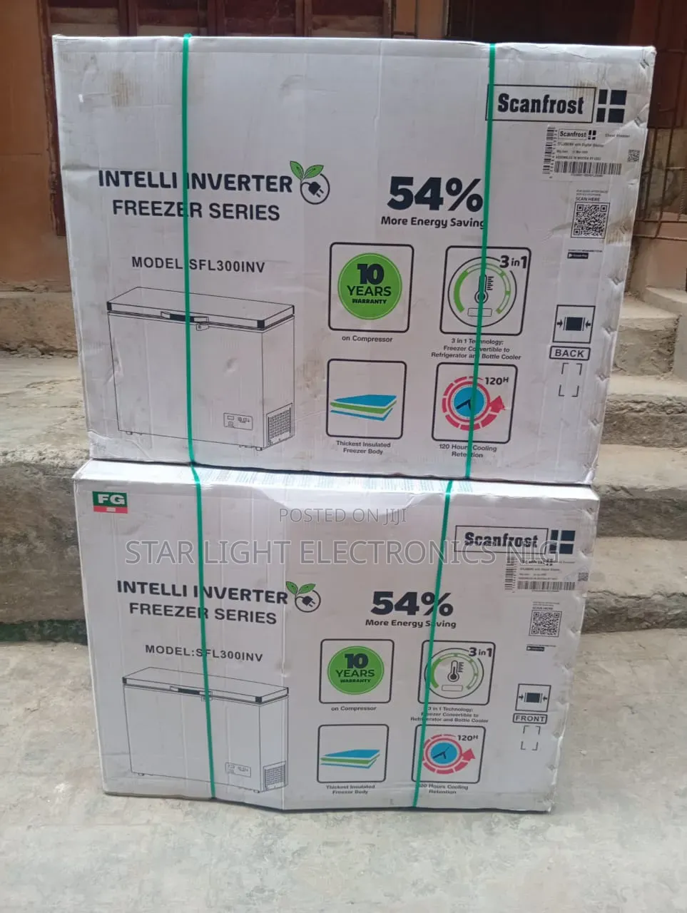 300 Liters Inverter Freezer Scanfrost
