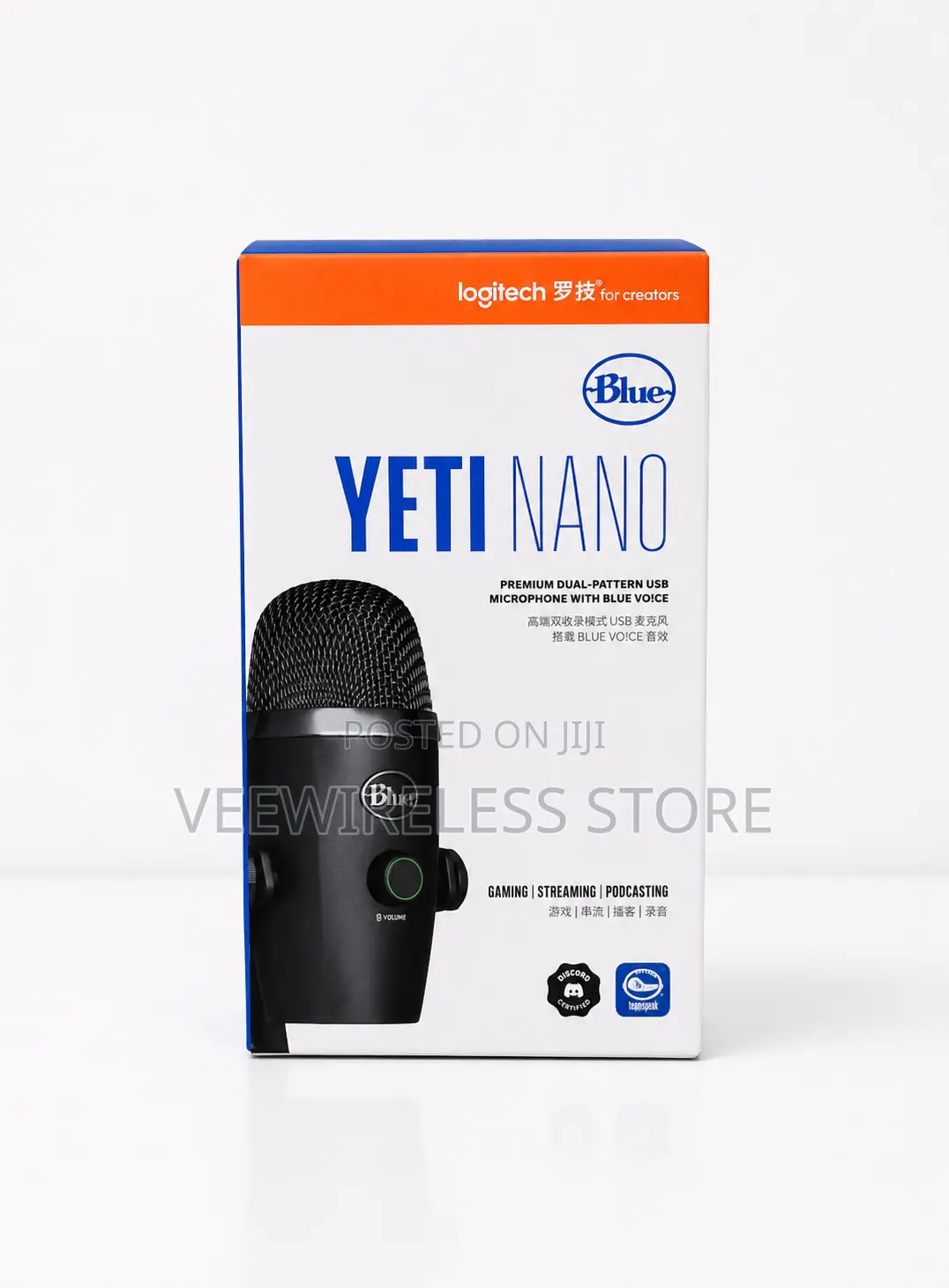 Logitech for Creators Blue Yeti Nano USB Microphone