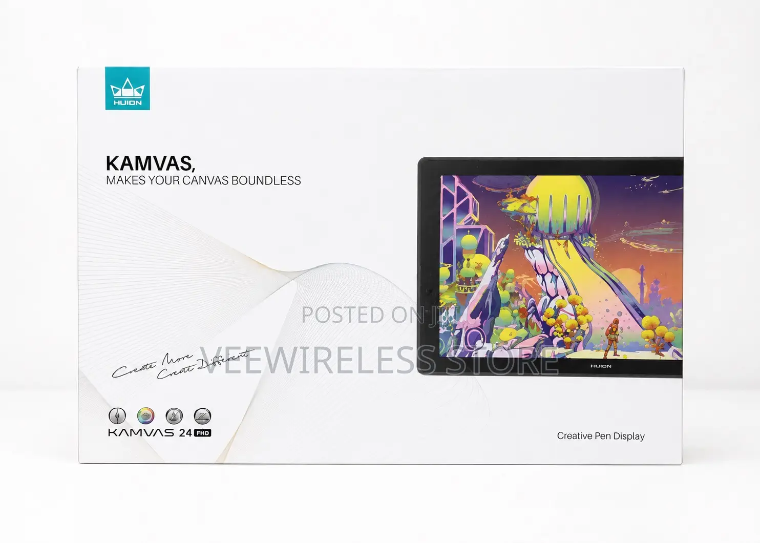 Huion Kamvas 24 Plus 2. QHD Graphic Drawing Tablet