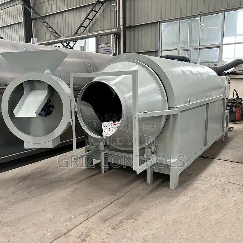 Griz Controls 500kg Industrial Rotary Grain Dryer Machine