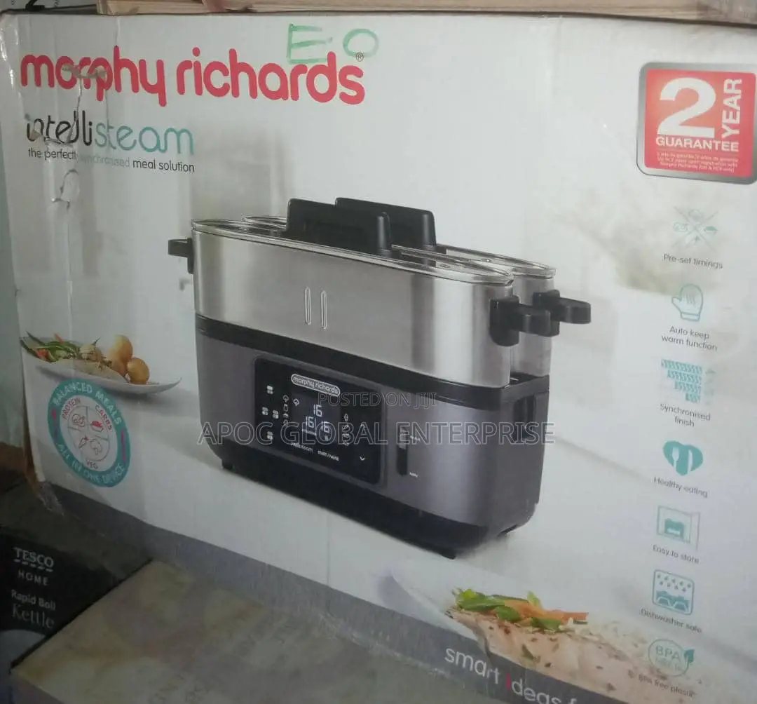 Morphy Richards Intellisteam Food Steamer, Digital Display.