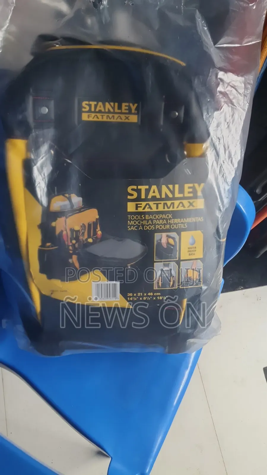 Stanley FATMAX Tool Bag.Features: Rigid Waterproof