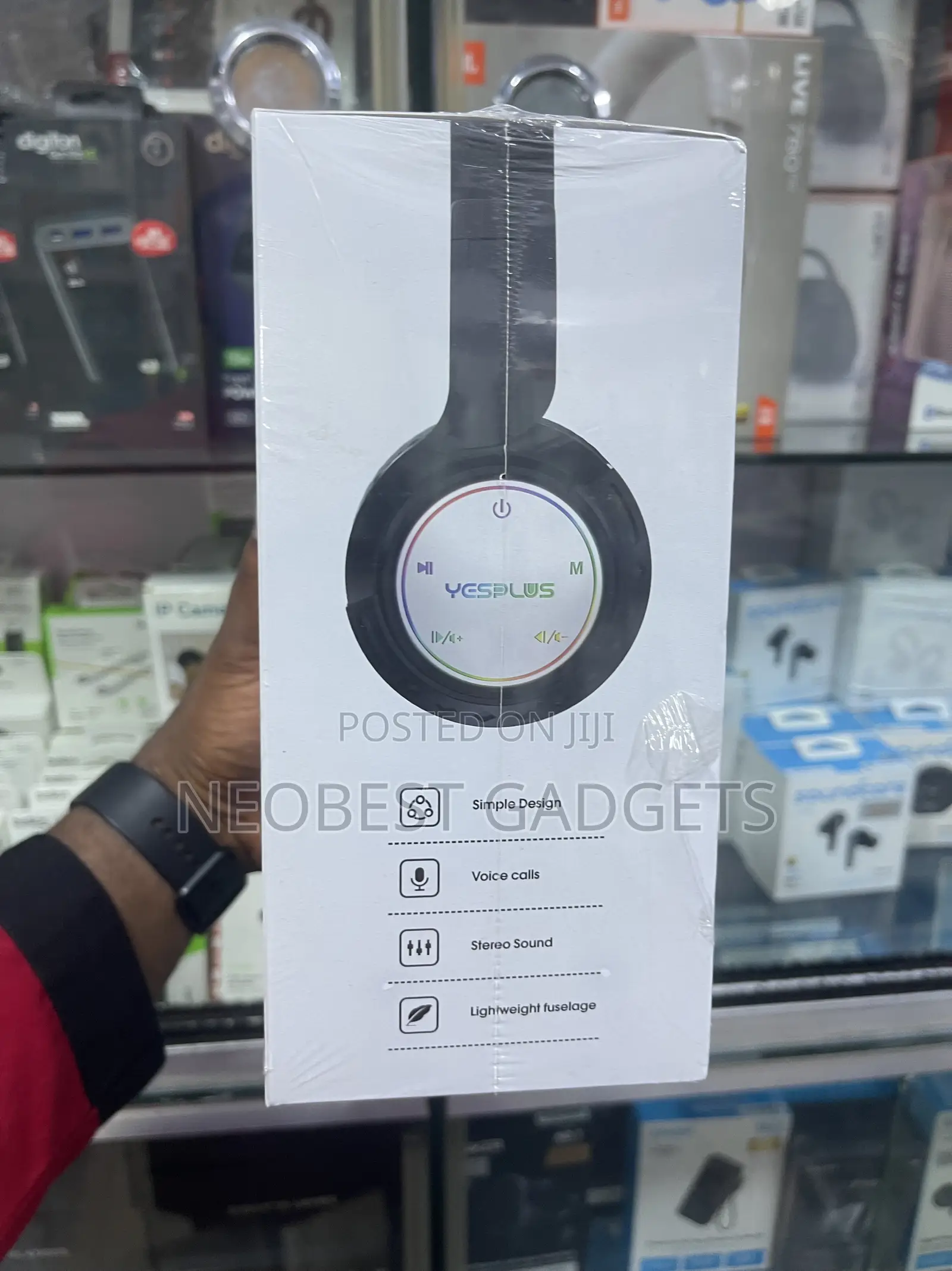 YesPlus Wireless Angle Music Headphones