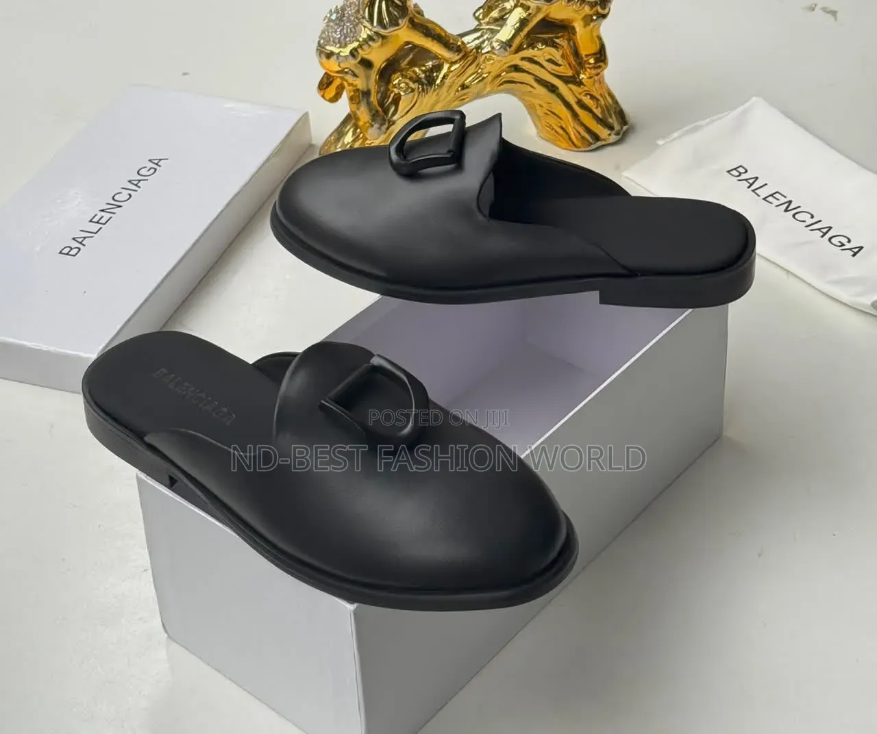 Balanciga Leather Half Shoe