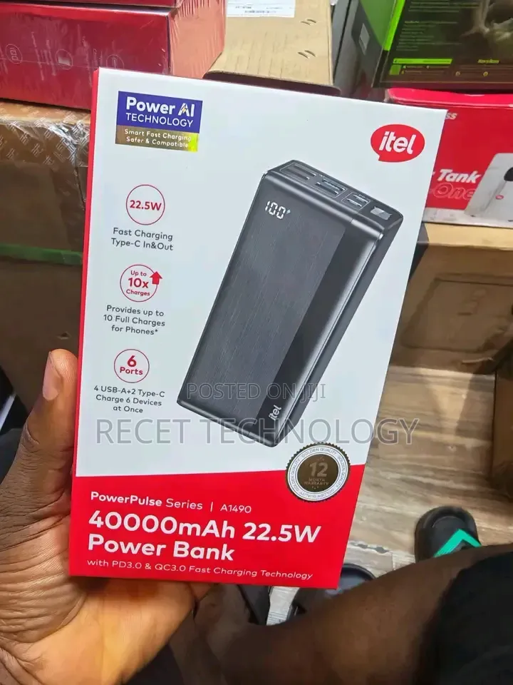 Brand New Itel 40000mah Power Bank