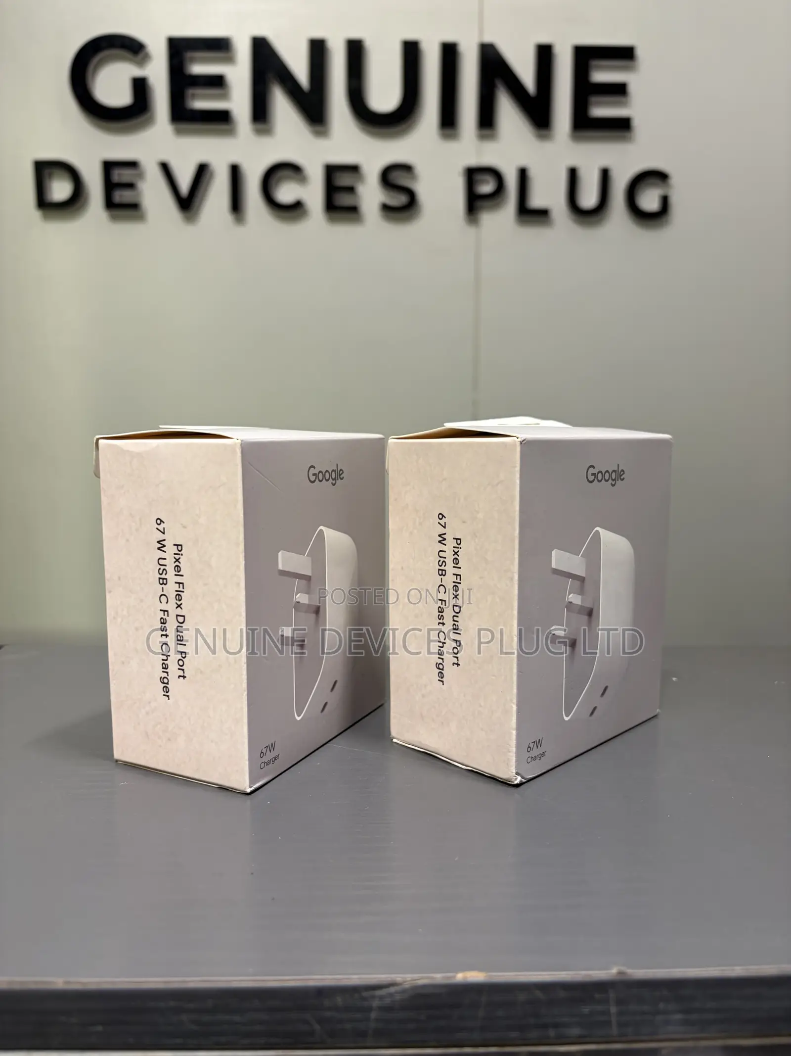 Google Pixel Flex Dual Port 67W USB-C Fast Charger - Fast-Charging