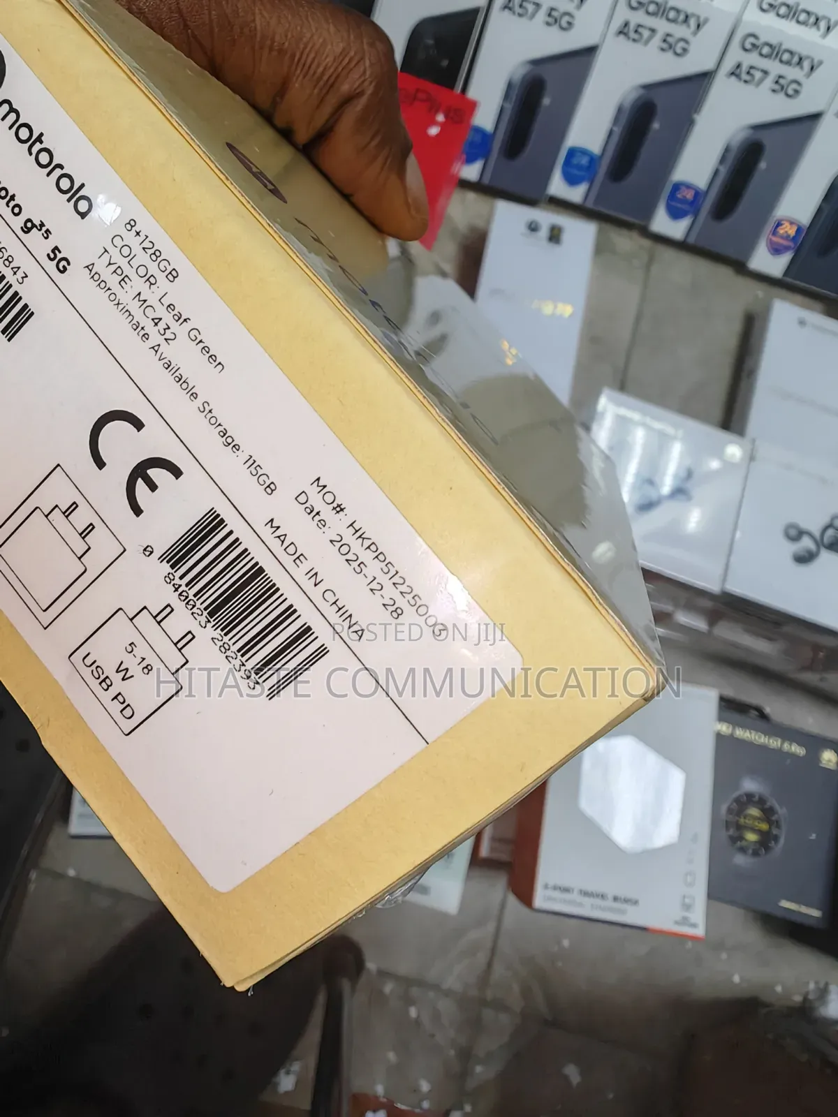 New Motorola Moto G35 128 GB Black