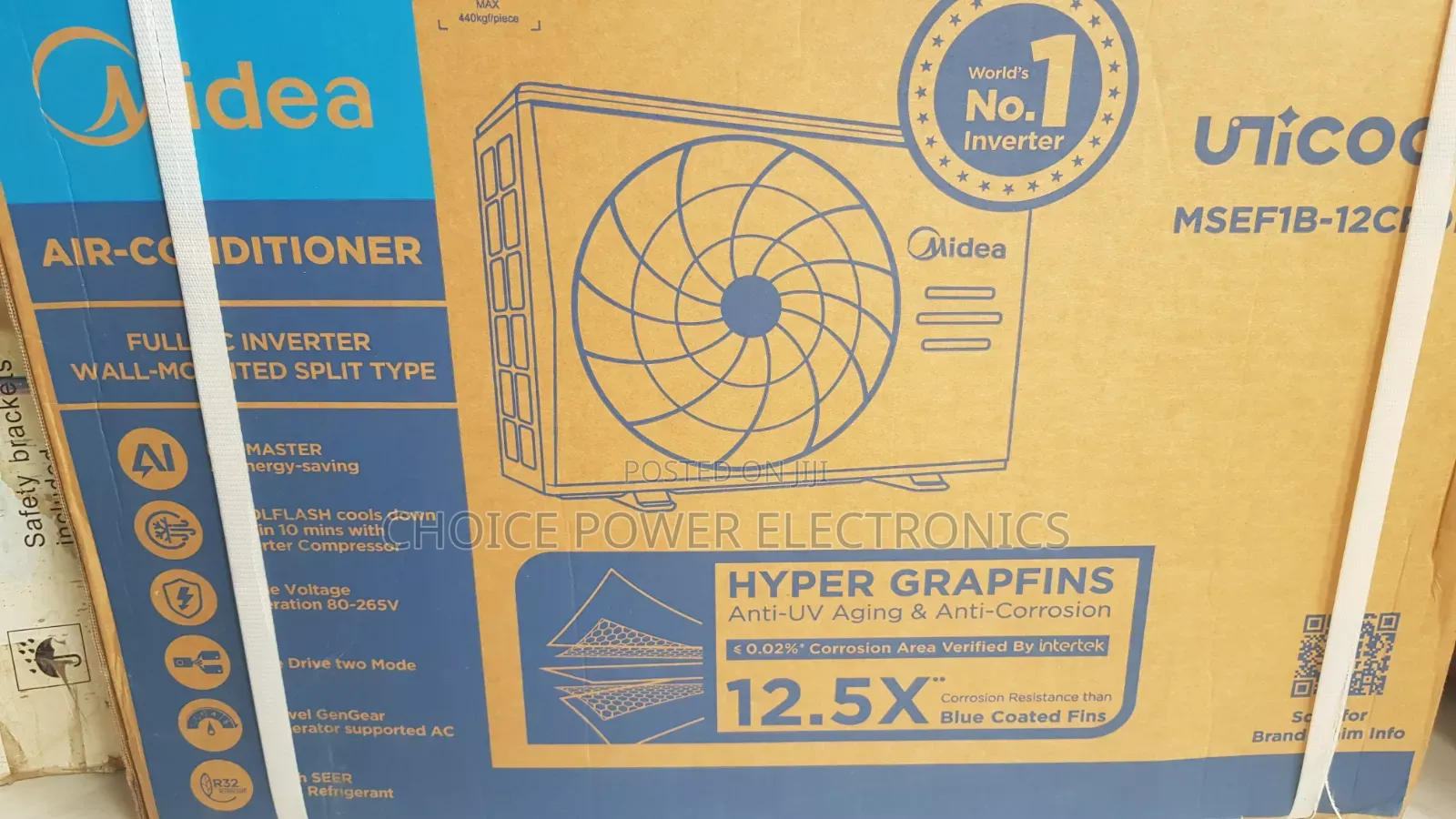 Brand New Midea Inveter a/C 1.5hp 100% Copper