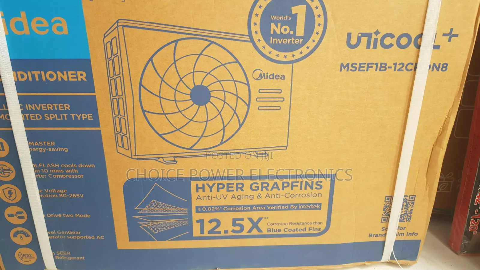 Brand New Midea Inveter a/C 1.5hp 100% Copper