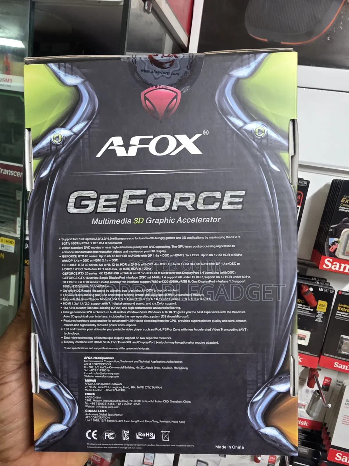 Ge Force Gt730 4gb Graphic Card