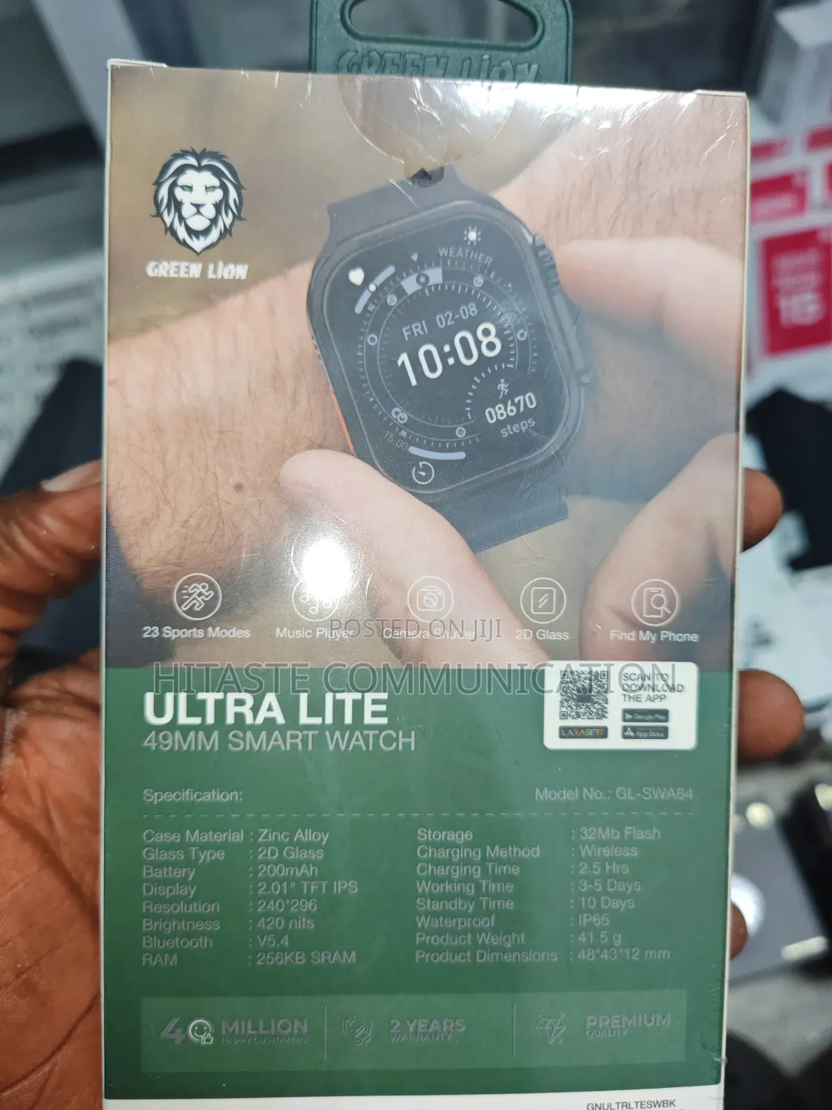 Greenlion Ultra Lte 49mm Smart Watch