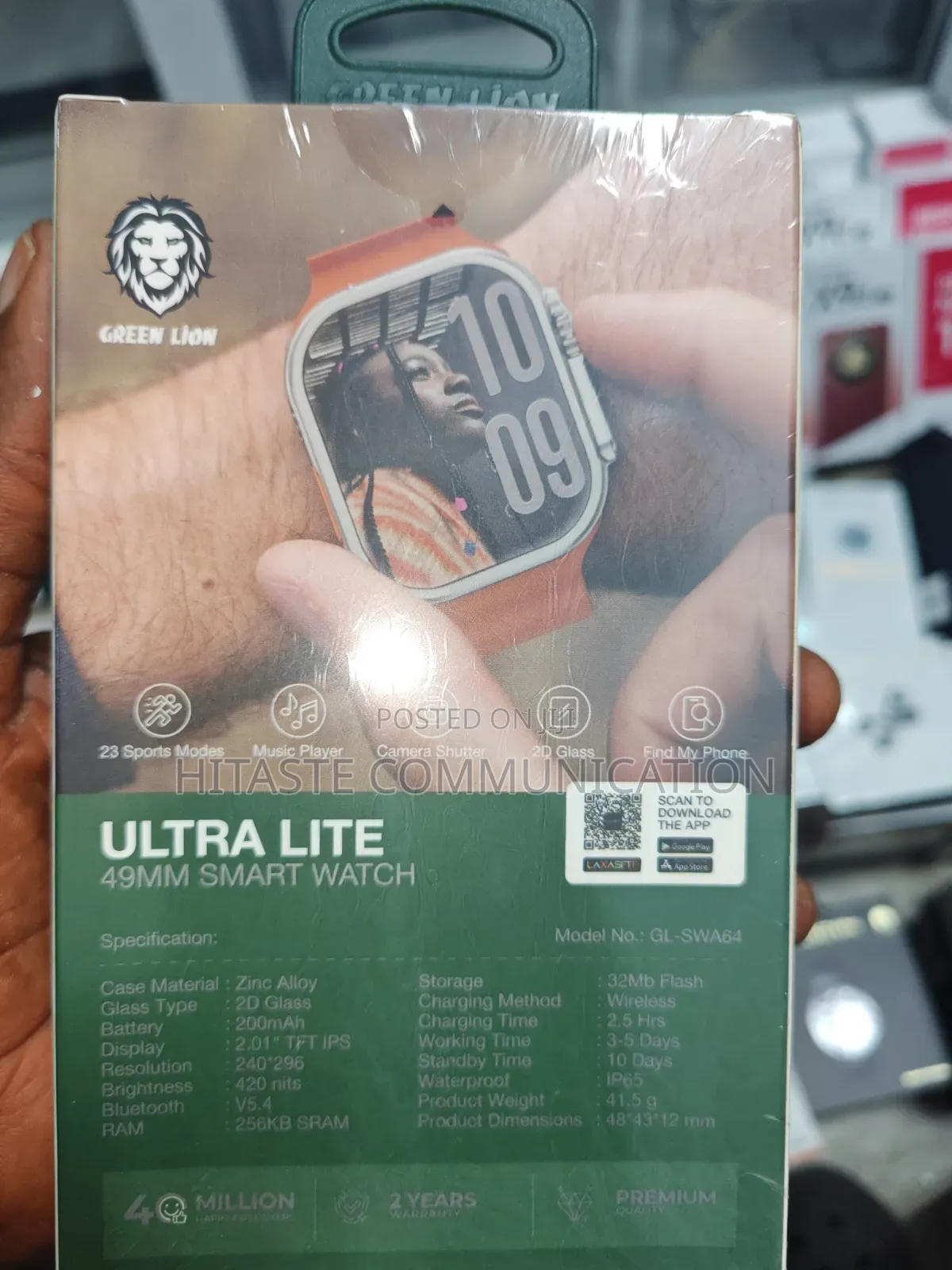Greenlion Ultra Lte 49mm Smart Watch