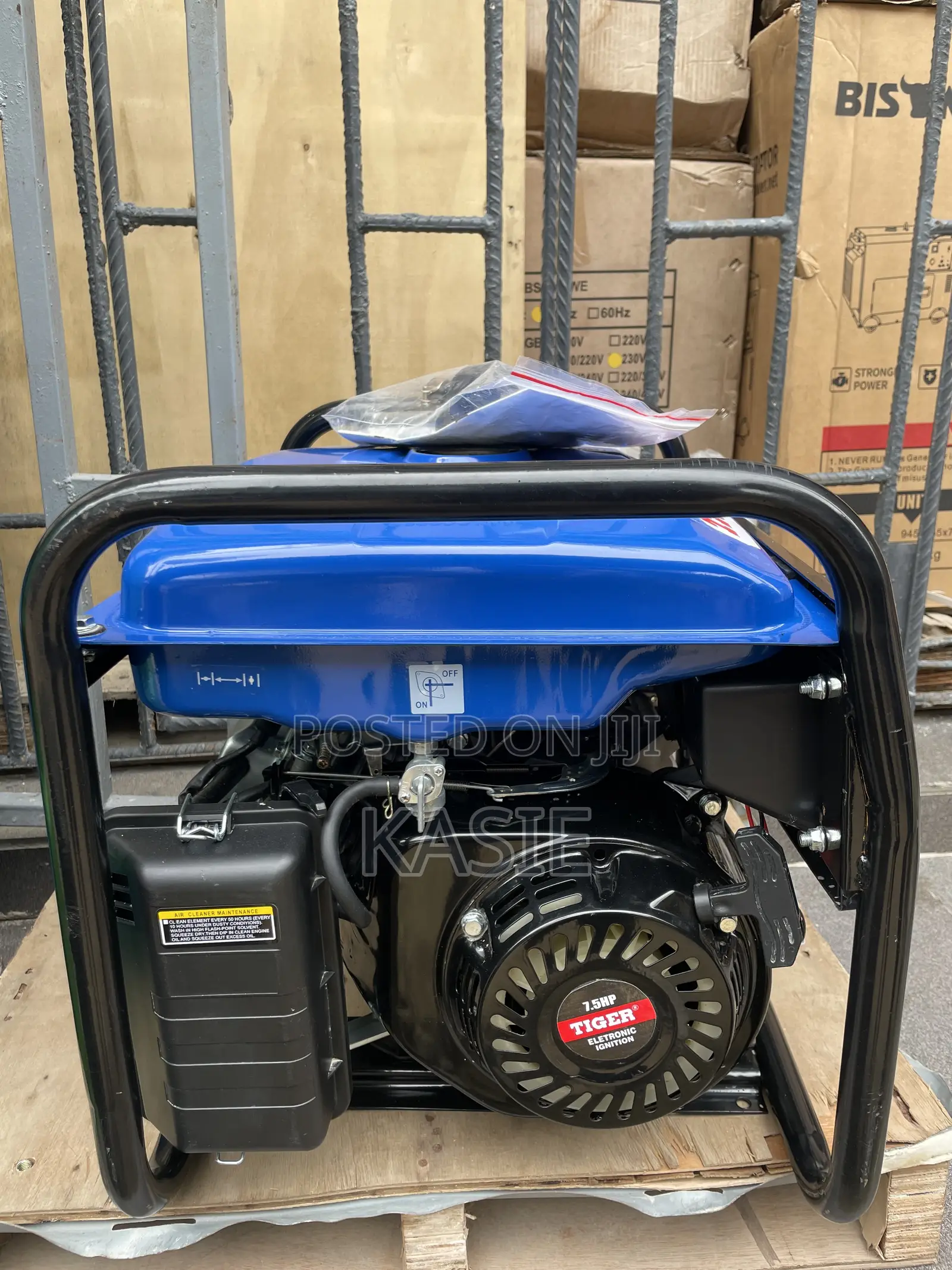 5.5kva Original Tiger Petrol Manual Starts Generator