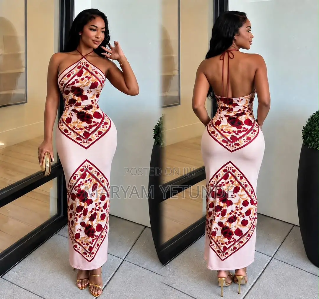 Fashion Quality Zara Backless Long Gown